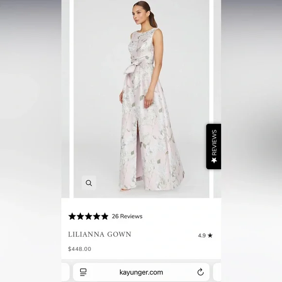 Kay Unger Lilianna Gown NWT - Picture 3 of 11